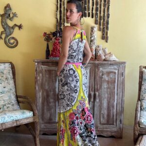 Vestido Longo Estampado Floral – Farm – tam M